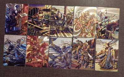 含泪出坑！刷子幻彩折光全部清仓！超吉梦各类签名全部清仓！！！ 百里飞鸿水浒第一弹冷烫粗闪如图