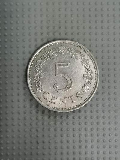 2025年第52场各国批量散币拍卖（总第52场） - 马耳他1972年5分