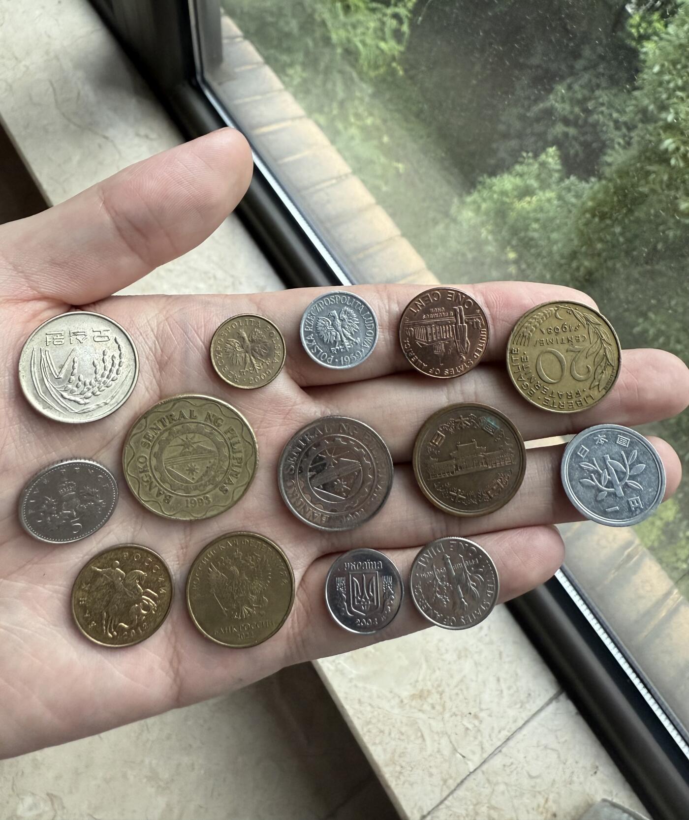 南宋泉阁俄币 外币 国币 专场第十二期【送拍无额外佣金】 各类外国钱币一组十四枚 品相都还行