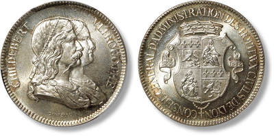 上海匡时2025年春季拍卖会 法国里昂医院纪念银样章一枚，PCGS SP66，评级编号：42280630