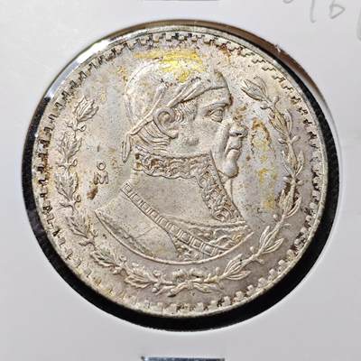KK钱币收藏小铺 第301期 百期特拍3连拍第3场  周末发货 -  1960墨西哥1比索银币 好品