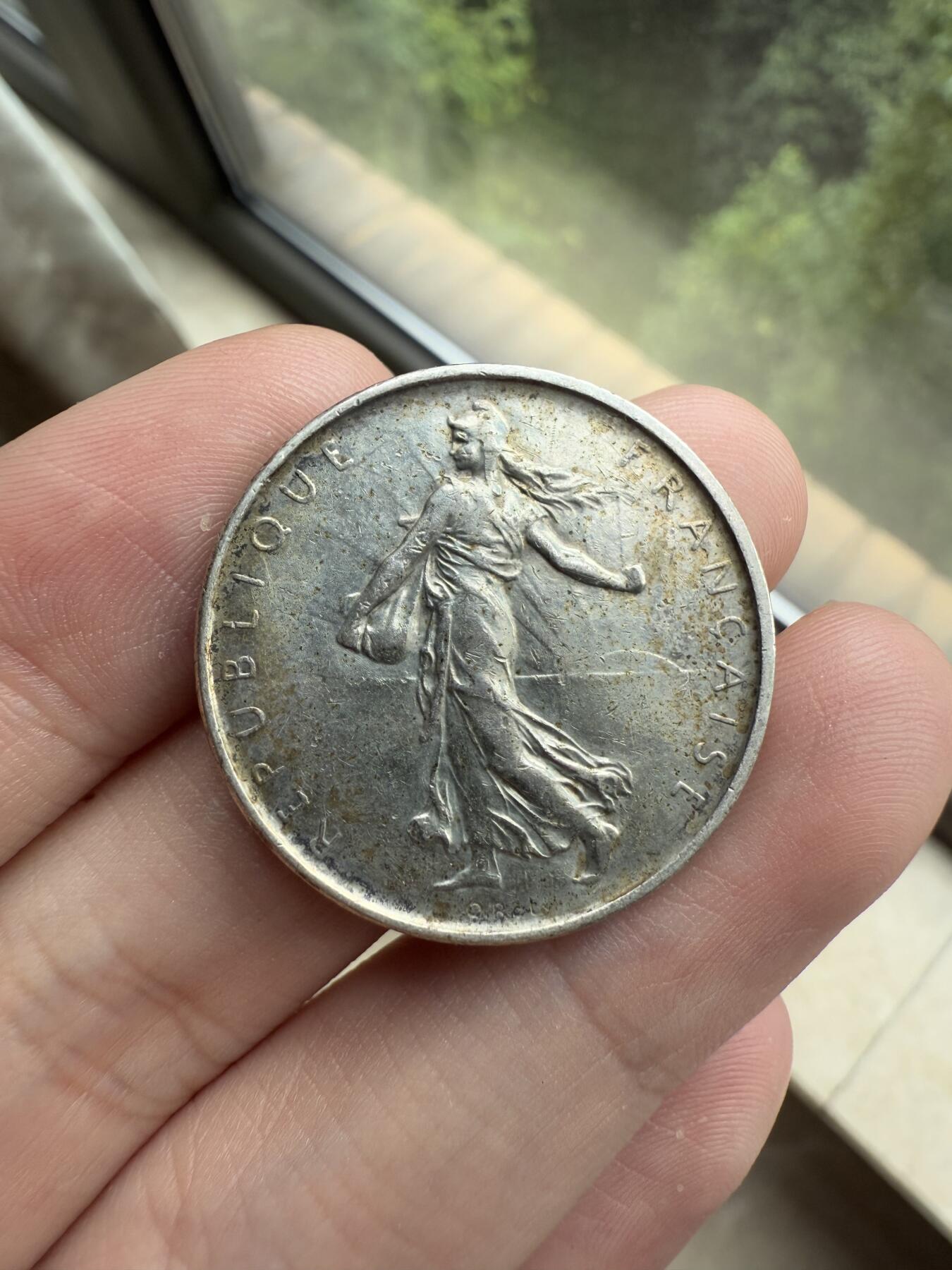 南宋泉阁俄币 外币 国币 专场第十二期【送拍无额外佣金】 法国 1962年播种女神5法郎银币