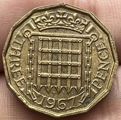 神仙姐姐-中外币专场6 - 1967年 英国3便士