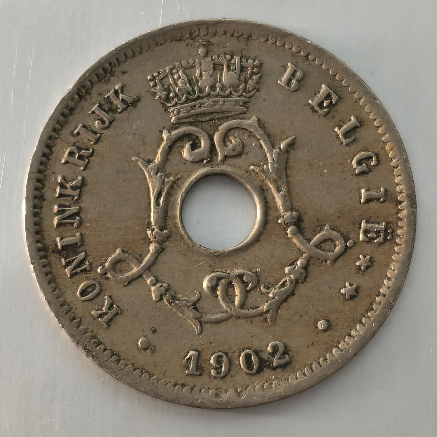 Krab外币市集Vol.14 比利时1902年5分