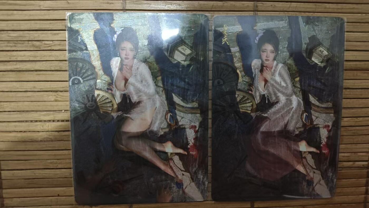 龙虎卡牌第42场 （无佣金，满120包邮，欢迎送拍） 粗闪2张 燎原 刷子 人间传-贾氏