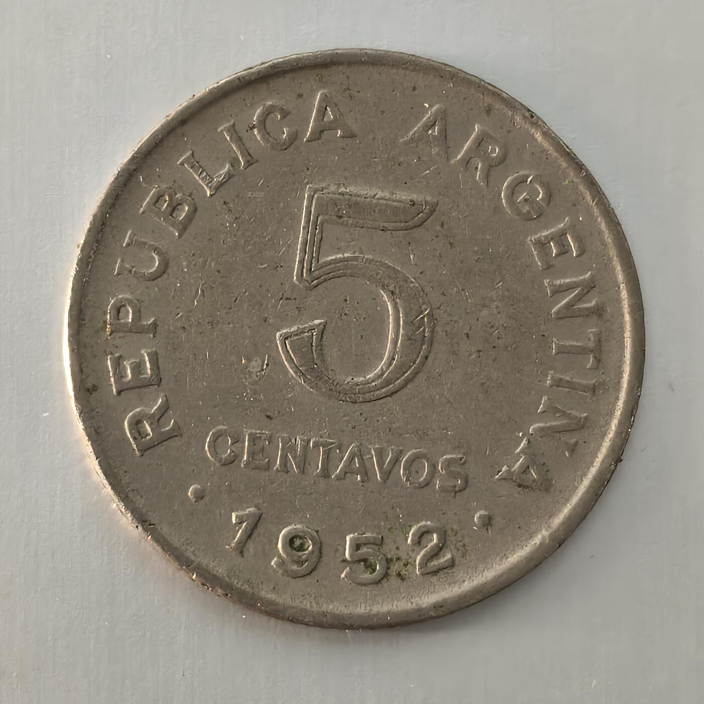 Krab外币市集Vol.14 阿根廷1952年5分