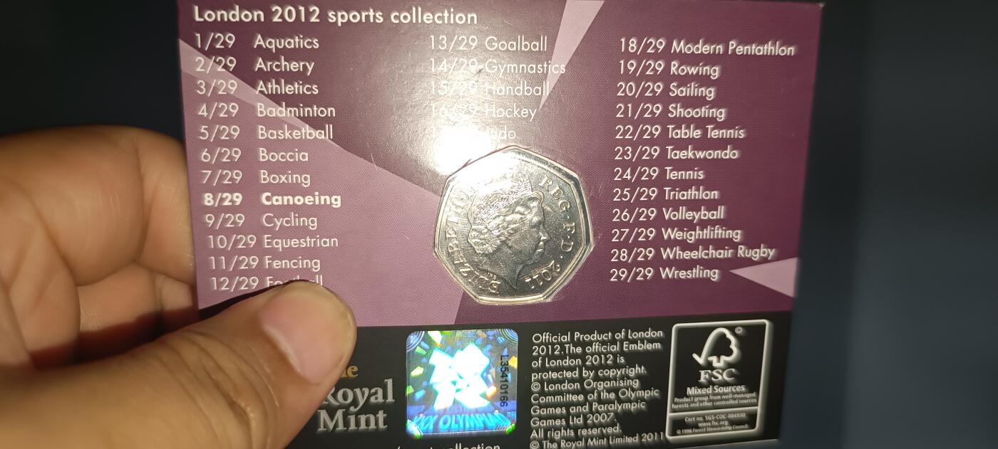 如意阁第十八场（混合场） 2012英国奥运会-皮划艇，异形50便士纪念币