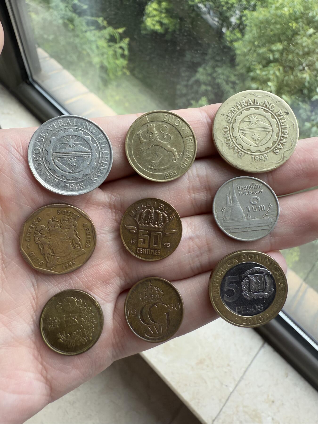 南宋泉阁俄币 外币 国币 专场第十二期【送拍无额外佣金】 各类外国钱币一组九枚 品相都还行