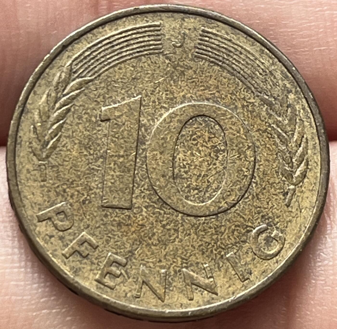 神仙姐姐-中外币专场6 1976年 德国10芬尼