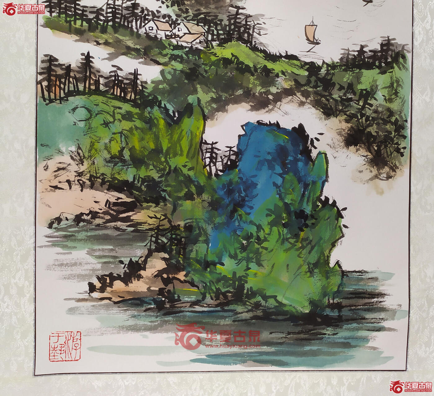 陈建明-山水“好景色”，立轴