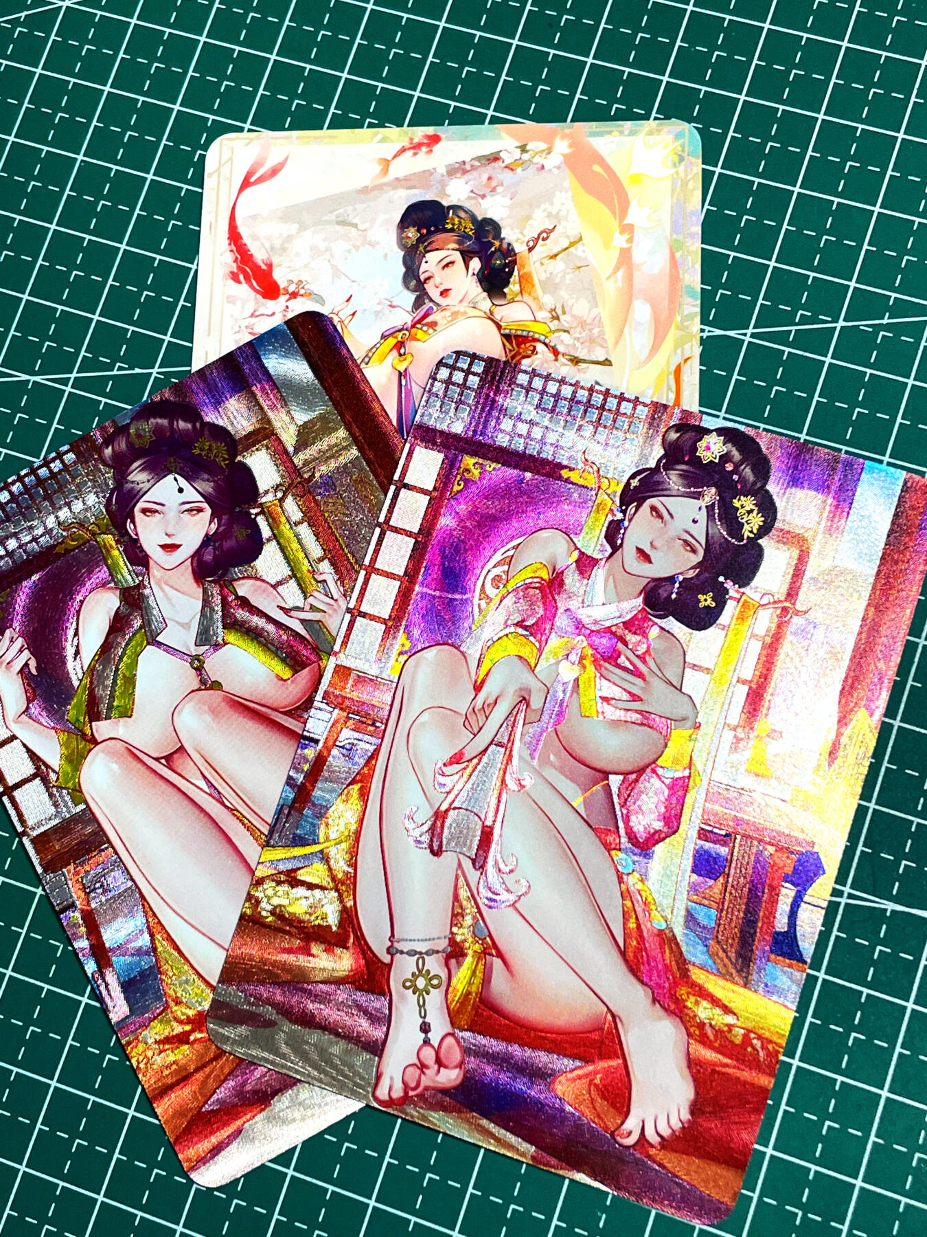显眼宝19期 那些巅峰颜值 【绝品 仅拍一次】 黄真伊  限定典藏 三姿势 三联 含艺术 粗闪工艺 63*88