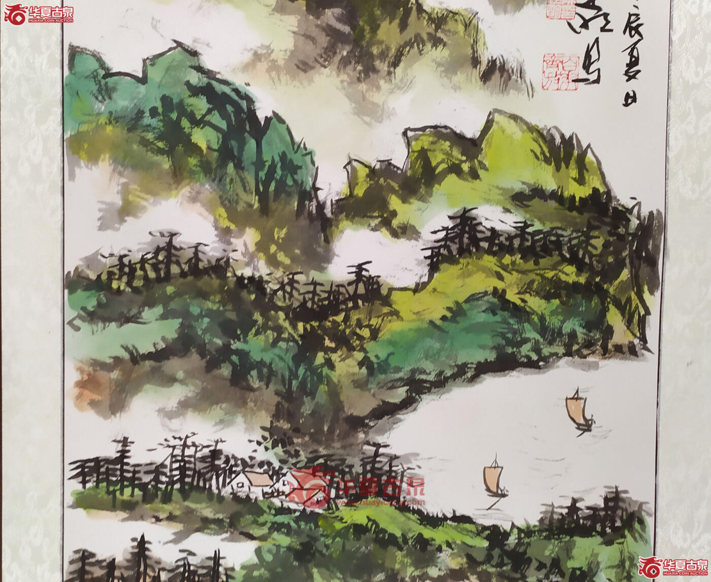 陈建明-山水“好景色”，立轴