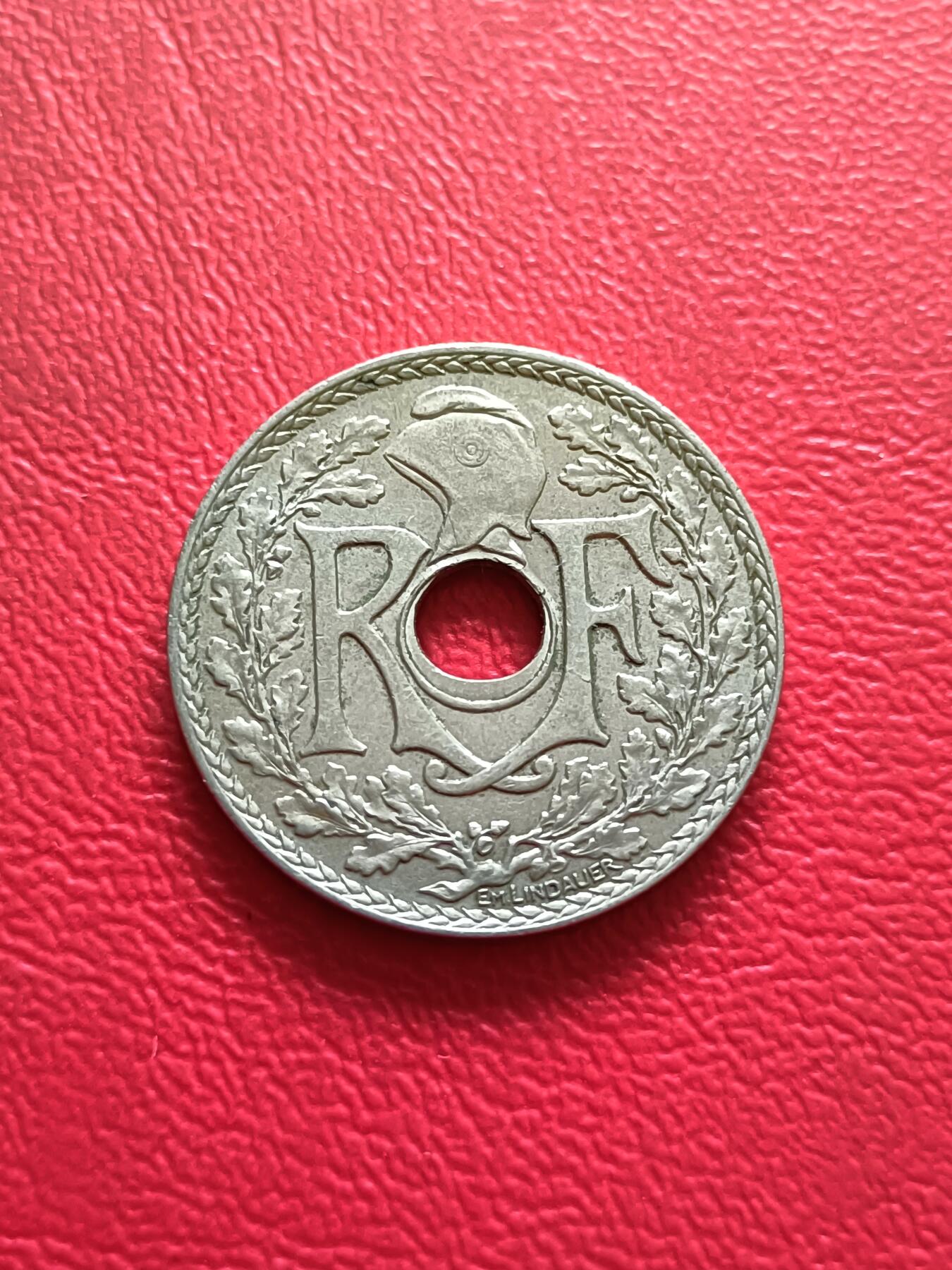 【云涧收藏】第三十八场 法国1937年25生丁