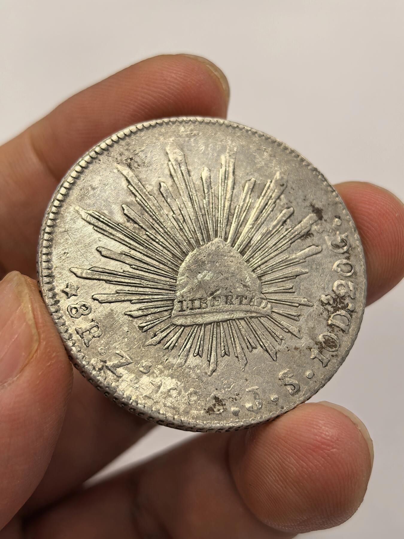 【麦稀奇收藏嘉年华】 博洋堂美国及美洲钱币专场拍卖②暨第127期（全场包邮） 墨西哥花边鹰洋1880ZS JS 带光好品