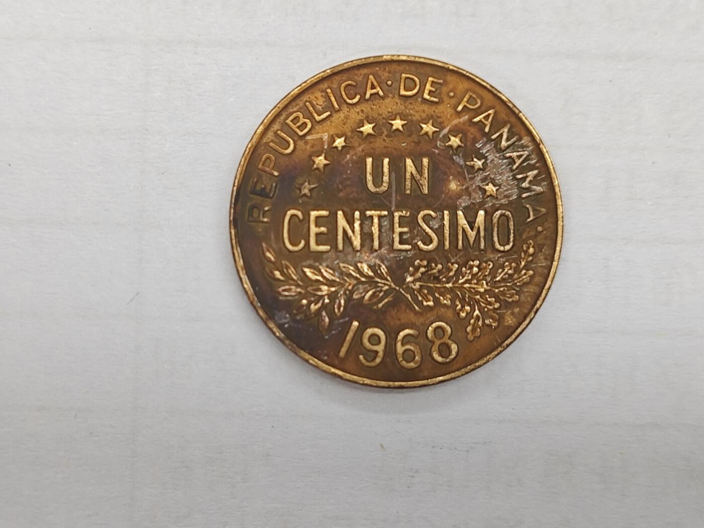 外国小硬币专场（涵盖硬币介绍） 巴拿马Panama 1 centésimo 「1968 1 centésimo」