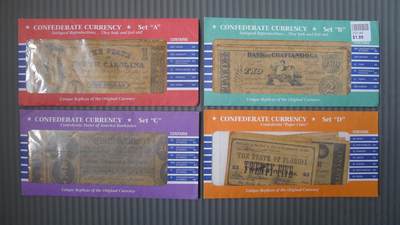 世界钱币章牌书籍专场拍卖11.01 美国早期纸币25张（复制品）