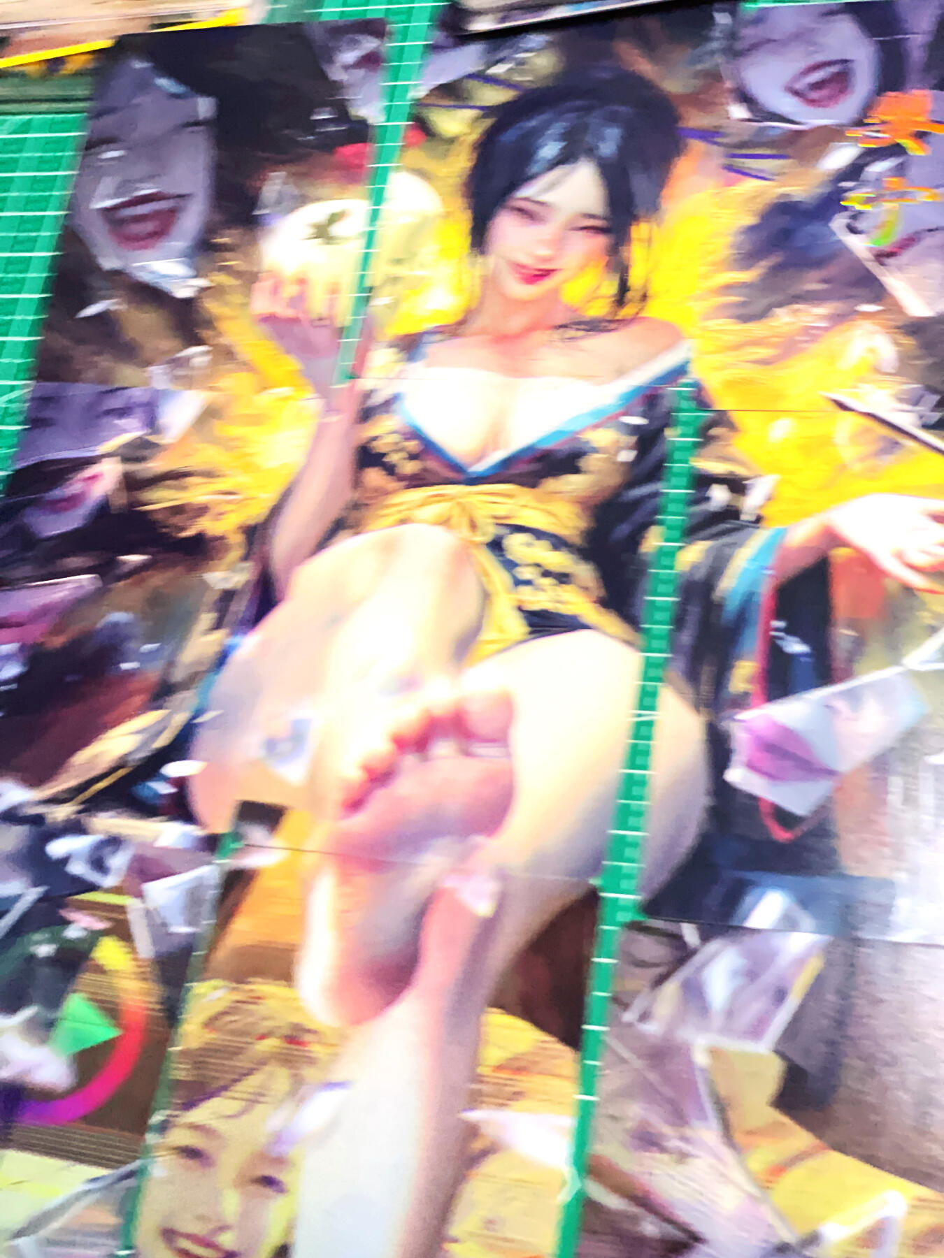 显眼宝19期 那些巅峰颜值 焱卡文化 燎原卡牌  妖姬传 婴宁 九拼卡 一套9张