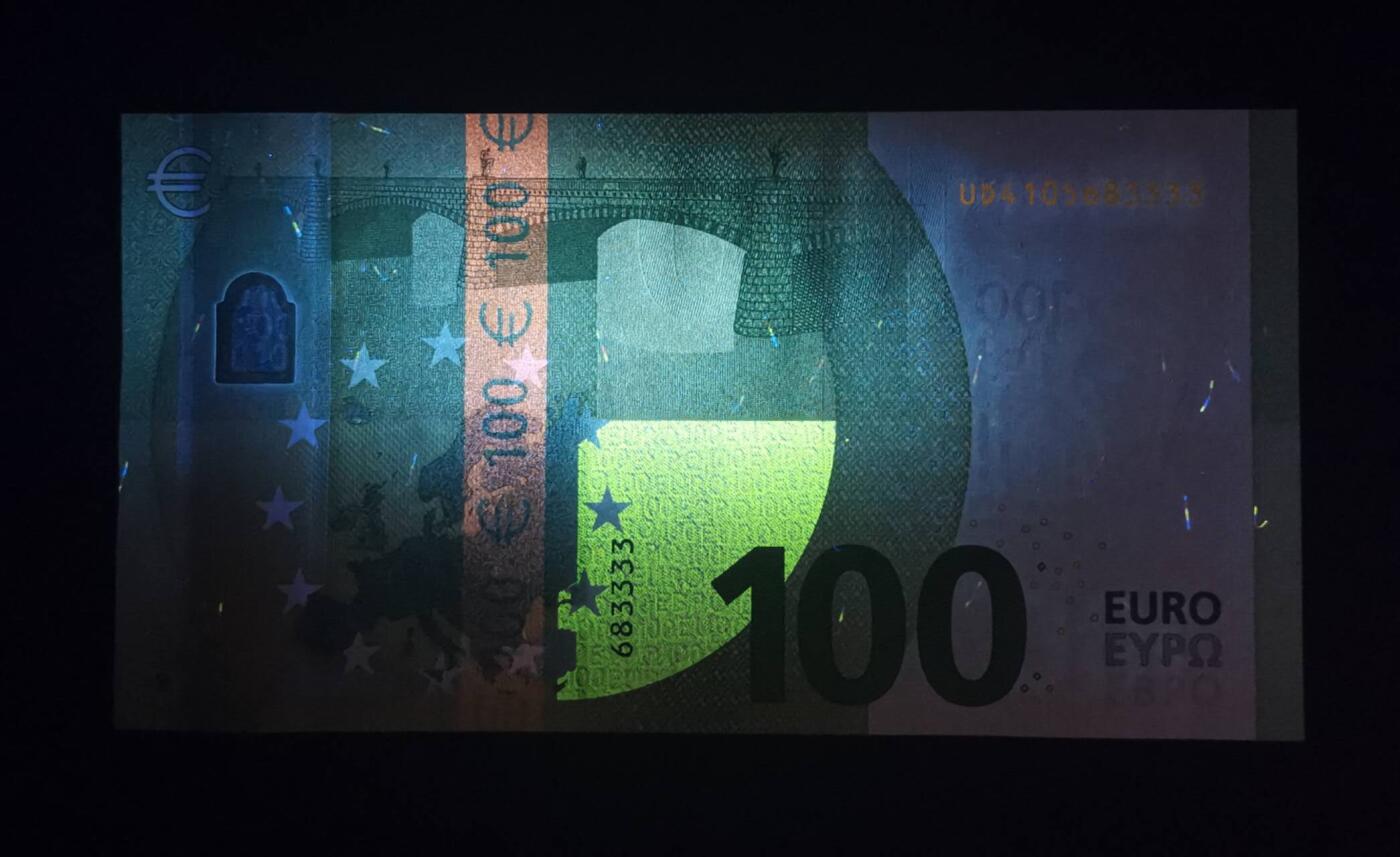 《艾美收藏》第201期-周日外币畅拍场 2019年三签100欧元UNC狮子号3333 法国版UD冠