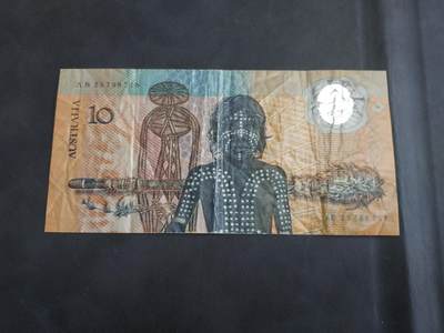 博彦收藏   11月24日 8点 钱币专场 - 澳洲 塑料纪念钞10元 流通品