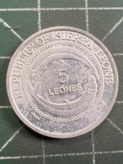 第932期  硬币专场 （无押金，捡漏，全场50包邮，偏远地区除外，接收代拍业务，本店十天发一次货） 塞拉利昂 5利昂
