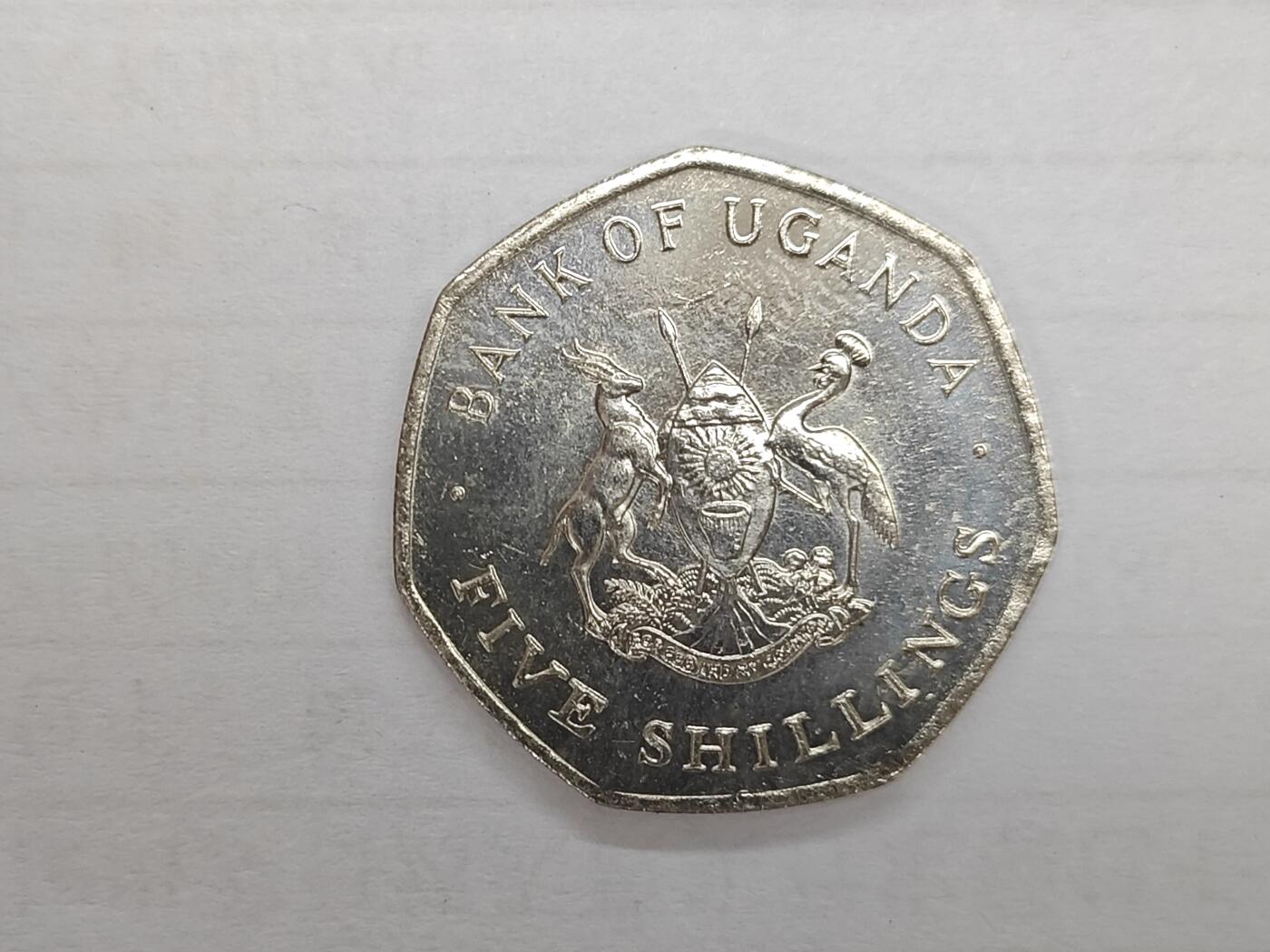 外国小硬币专场（涵盖硬币介绍） 乌干达Uganda 5 shillings 「1987 5 shillings」