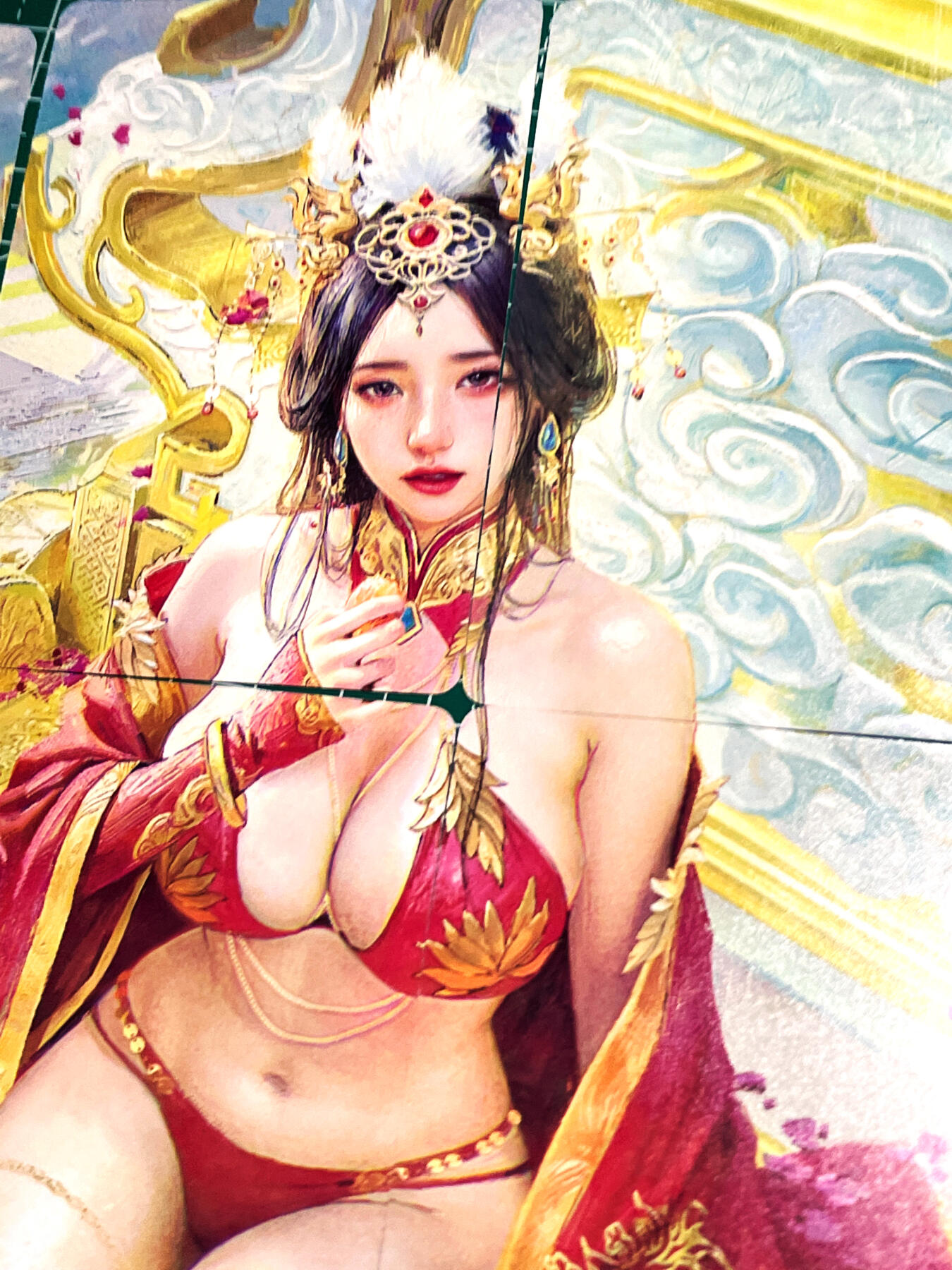 显眼宝19期 那些巅峰颜值 焱卡文化 燎原卡牌 人间传  宣华夫人 九拼卡 一套9张