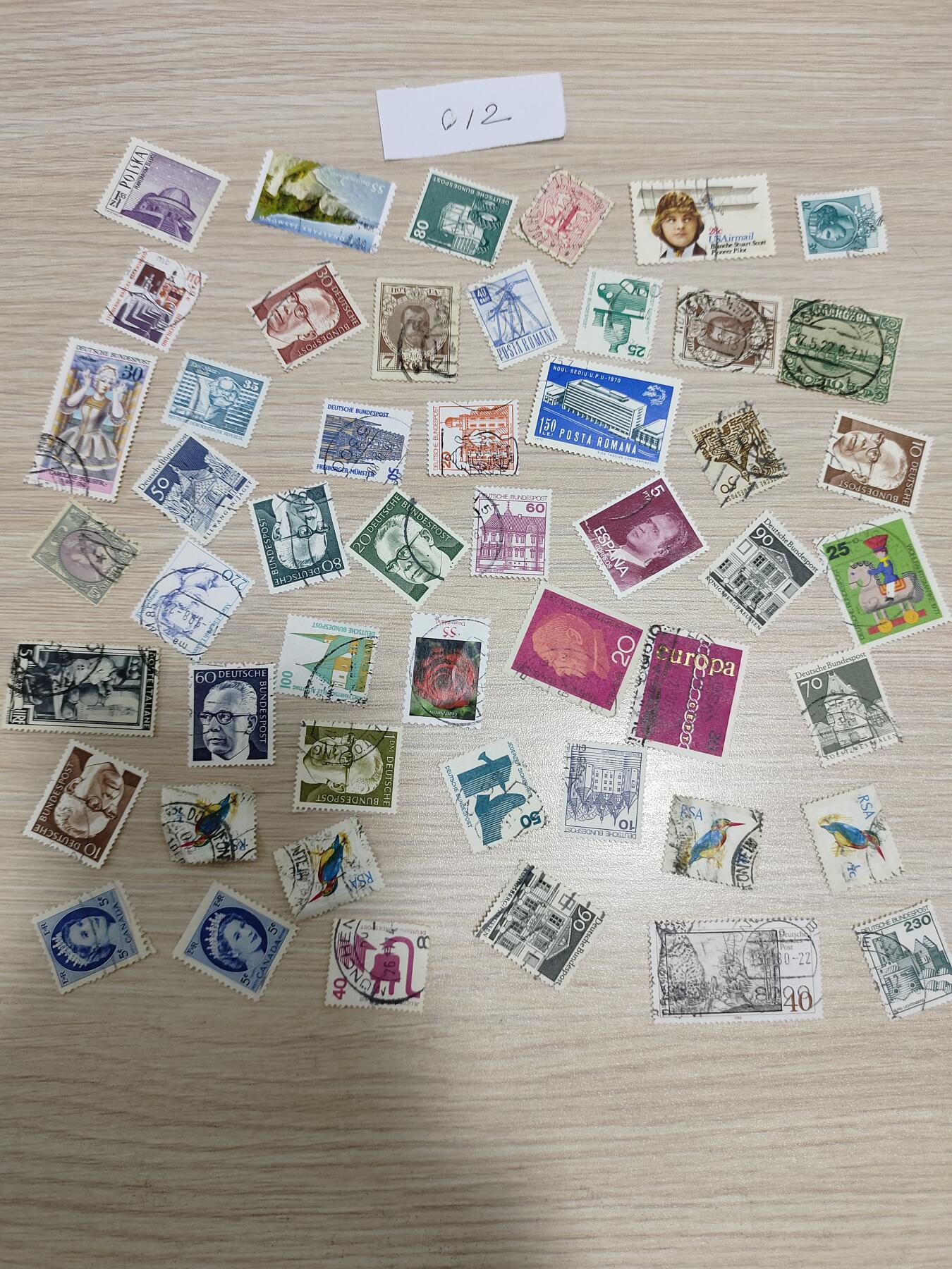 多国邮票200枚