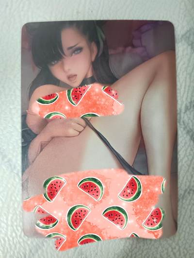 花开卡拍第27期（品控勿拍!!!收拍品，不寄存，运费5元，自制卡难免瑕疵，可能存在轻微撞角爆边等出厂瑕疵，品控介意勿拍！） - （艺术卡）卡将 宝可梦训练师 玛俐 彩闪清凉单卡