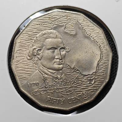 KK钱币收藏小铺 套币 好品/批量散币专场 周末发货 -  1970澳大利亚50分纪念币