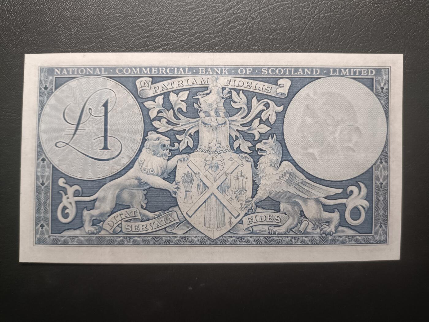 2025六月第四期（总第181期） 苏格兰商业银行1959年1镑AUNC首冠1A首发年份，福斯铁桥和苏格兰大徽章，早期已消失的银行