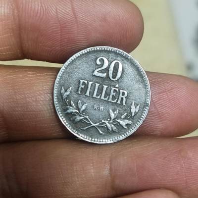 泡泡币外币第五十三场可代拍15038385335微信 - 匈牙利…1917l年20分