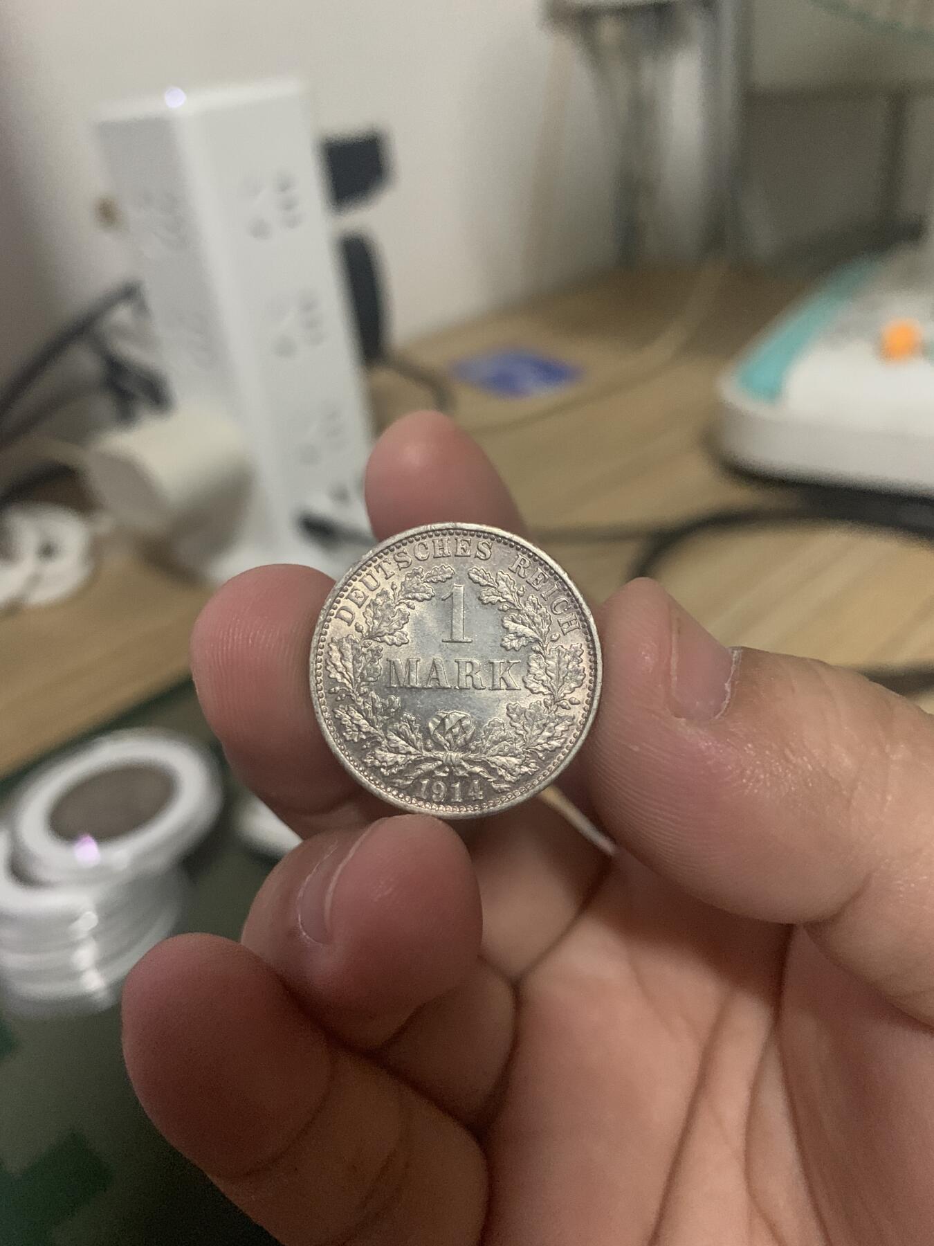 世界钱币限时拍 德国长翅1马克