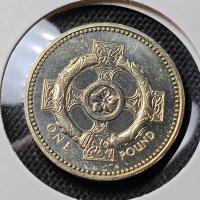 KK钱币收藏小铺 第301期 百期特拍3连拍第3场  周末发货 -  2001英国1镑 精制币