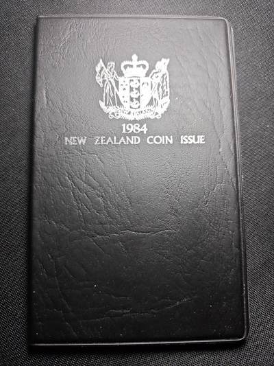 KK钱币收藏小铺 套币 好品/批量散币专场 周末发货 -   1984新西兰大小面值清年套 含克朗形纪念币！