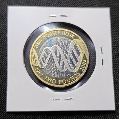 KK钱币收藏小铺 第301期 百期特拍3连拍第3场  周末发货 -  2003英国2镑纪念币 精制币