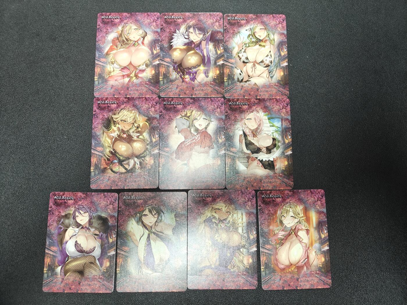 天玑星卡拍第九十八期《6.23 周一截拍》持续收拍收评中 满赠卡需备注 加我进群迎好礼 燎原卡牌 ACG动漫美女10张 彩闪 自制卡