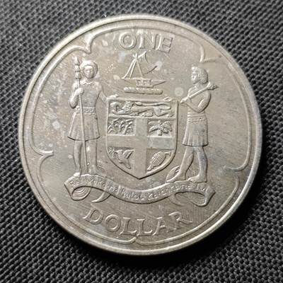 KK钱币收藏小铺 套币 好品/批量散币专场 周末发货 -  1976斐济1元克朗币