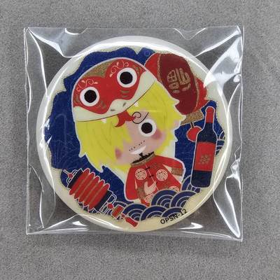 龙虎卡牌第五十一场 （无佣金，满120包邮，欢迎送拍） - 卡游 海贼王蛇年纪念徽章-山治