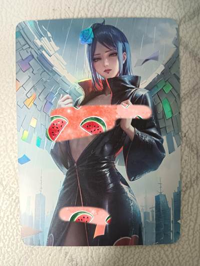 花开卡拍第27期（品控勿拍!!!收拍品，不寄存，运费5元，自制卡难免瑕疵，可能存在轻微撞角爆边等出厂瑕疵，品控介意勿拍！） - （艺术卡）卡将 火影忍者 小南清凉单卡