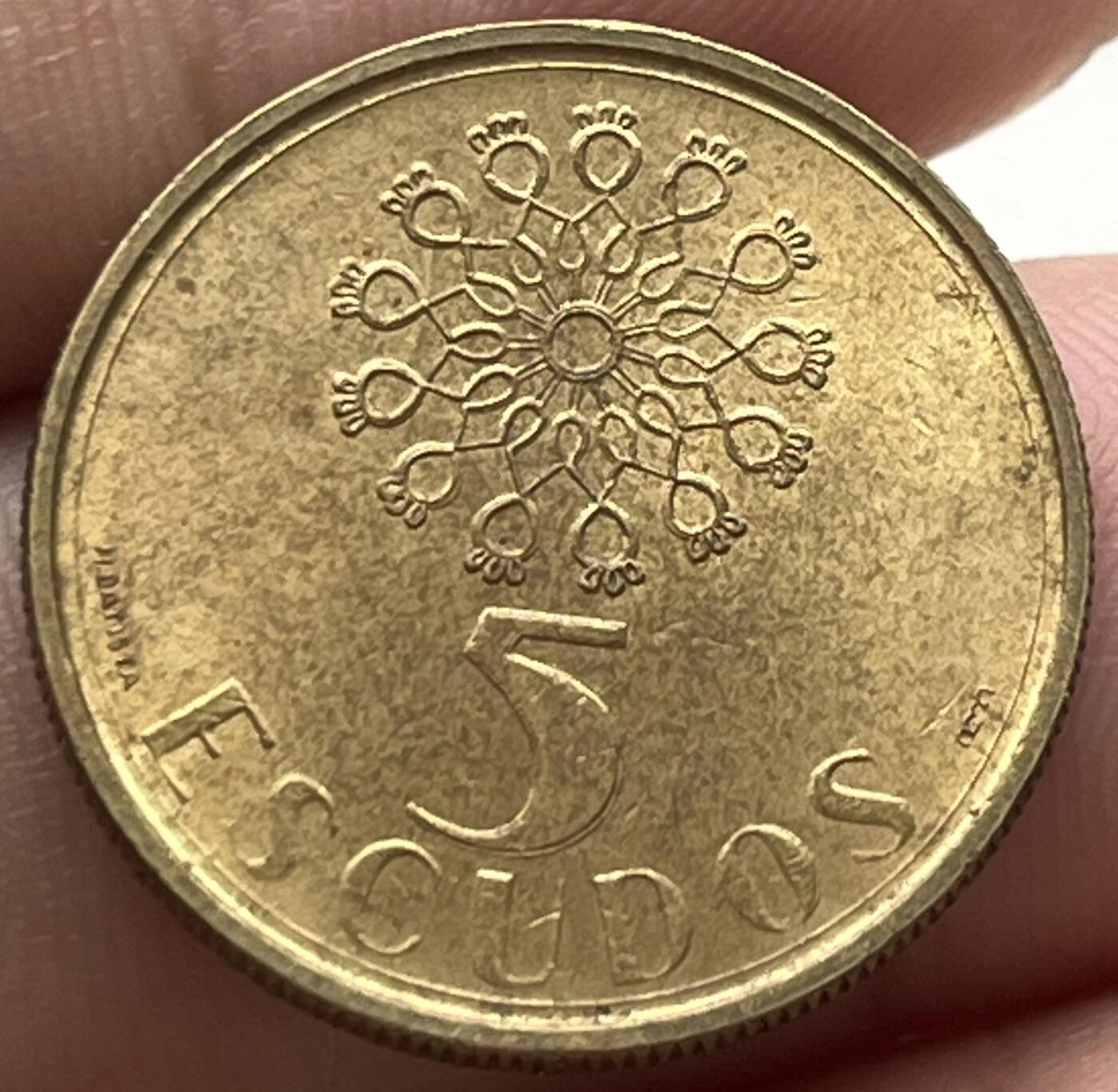神仙姐姐-中外币专场7 1988年葡萄牙5埃斯库多