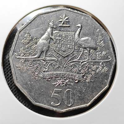 KK钱币收藏小铺 套币 好品/批量散币专场 周末发货 -  澳大利亚50分纪念币