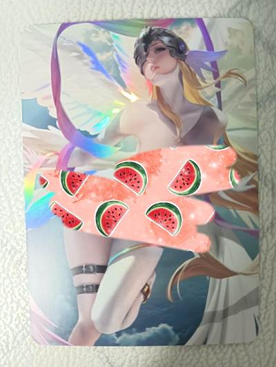 花开卡拍第27期（品控勿拍!!!收拍品，不寄存，运费5元，自制卡难免瑕疵，可能存在轻微撞角爆边等出厂瑕疵，品控介意勿拍！） - （艺术卡）卡将 天女兽 彩闪清凉单卡