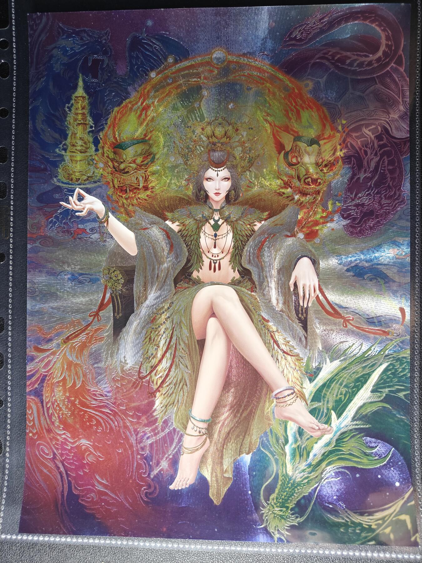 天玑星卡拍第九十八期《6.23 周一截拍》持续收拍收评中 满赠卡需备注 加我进群迎好礼 卡玩帕克 封神天下 金灵圣母 A4海报 粗闪