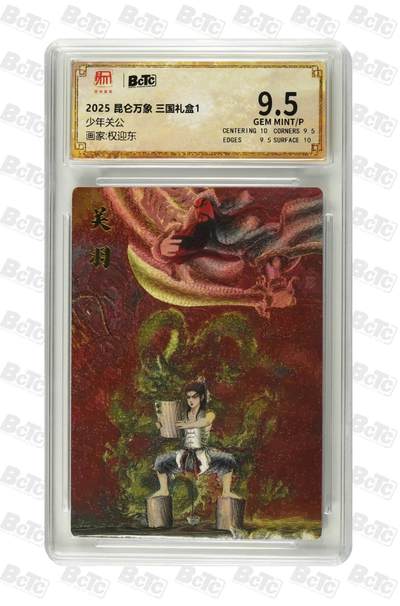 夜之极第二十一期 （6月21日周六晚10点截拍，欢迎竞拍） - 2025 昆仑万象 三国礼盒1 权迎东 少年关公 9.5分