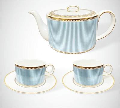 上海拍卖行2025年春季西洋艺术品拍卖会 - 英国Wedgwood"永恒之光系列"下午茶套组(全新)