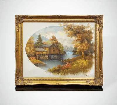 上海拍卖行2025年春季西洋艺术品拍卖会 - 油画作品《Artistic Conception》(58.5×48.5cm)