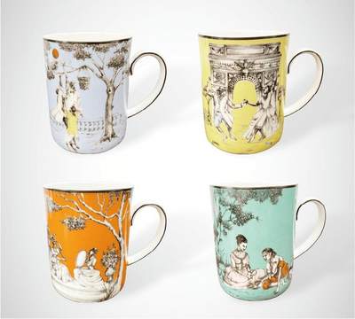 上海拍卖行2025年春季西洋艺术品拍卖会 - 英国Wedgwood"拉布里奇斯系列"马克杯组合(全新)