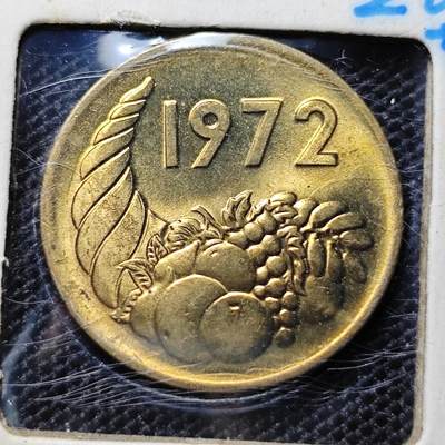 KK钱币收藏小铺 套币 好品/批量散币专场 周末发货 -  1972阿尔及利亚20分纪念币 好品铜币