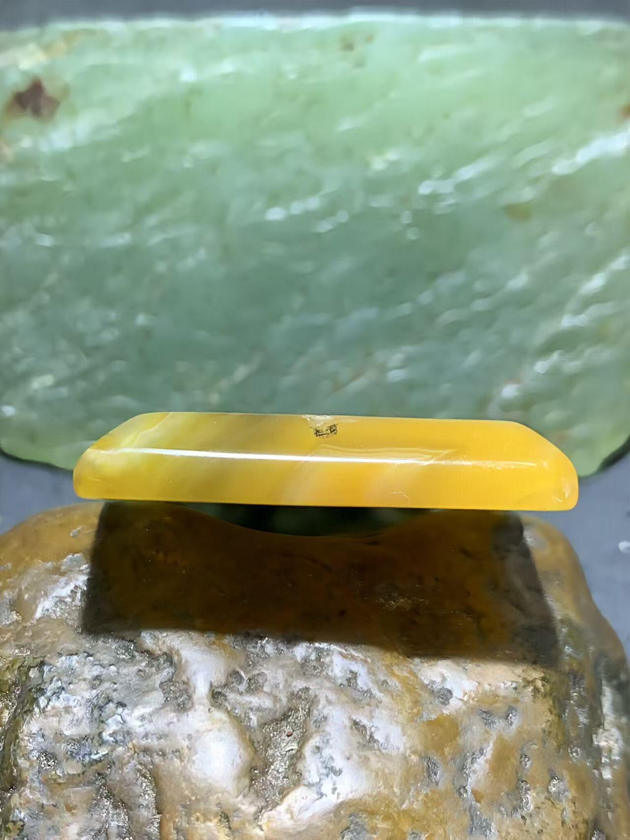 天然双色料水草玛瑙牌子一块，