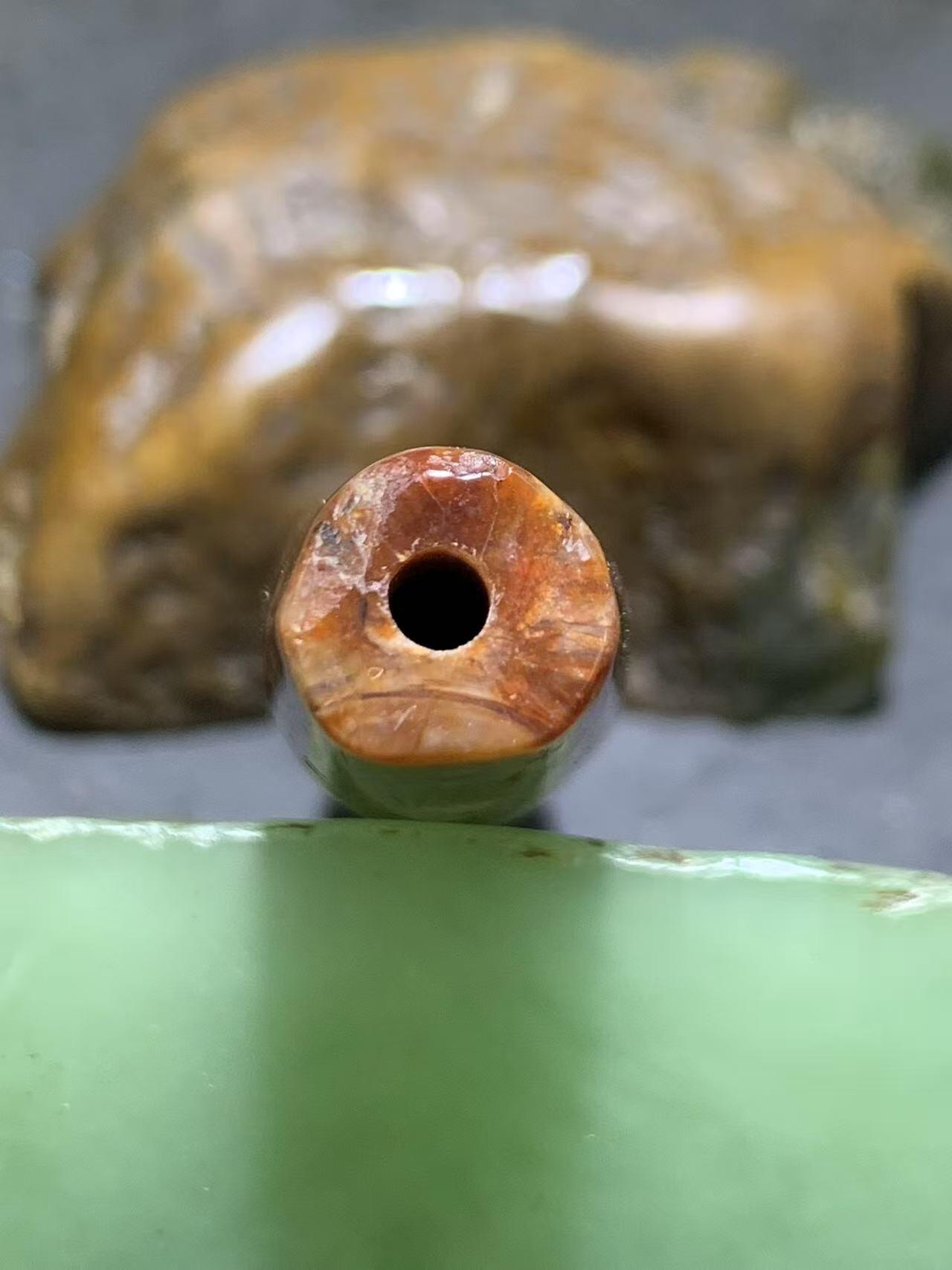 精美满血法螺石螺大天珠一颗！